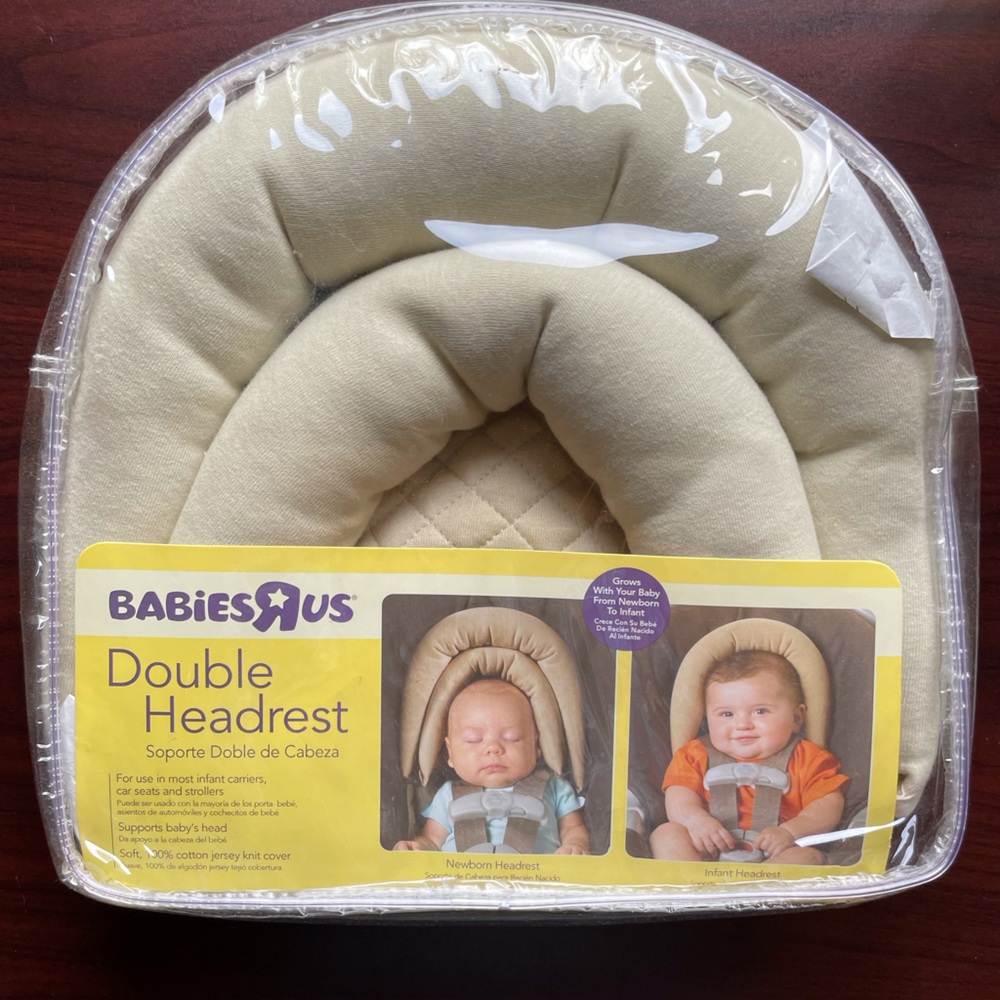 BabiesRus Double Headrest for infant car seat or carrier